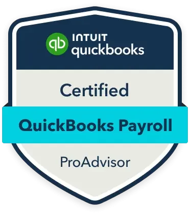 Certified QuickBooks Payroll ProAdvisor Badge